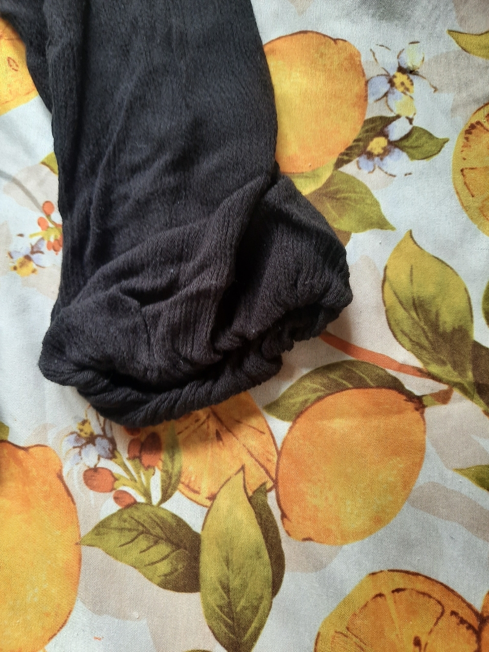 Kimchi Blue Black Off-Shoulder Peasant Blouse - Picture 6 of 7